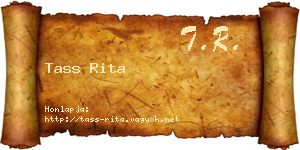Tass Rita névjegykártya